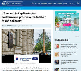 ÚS se zabývá zpřísněnými podmínkami pro ruské žadatele o české občanství