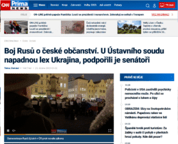 Boj Rusů o české občanství. U Ústavního soudu napadnou lex Ukrajina, podpořili je senátoři