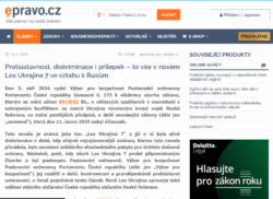 Protiústavnost, diskriminace i přílepek – to vše v novém Lex Ukrajina 7 ve vztahu k Rusům
