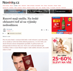 Rusové mají smůlu. Na české občanství teď až na výjimky nedosáhnou