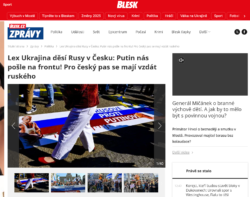 Lex Ukrajina děsí Rusy v Česku: Putin nás pošle na frontu!